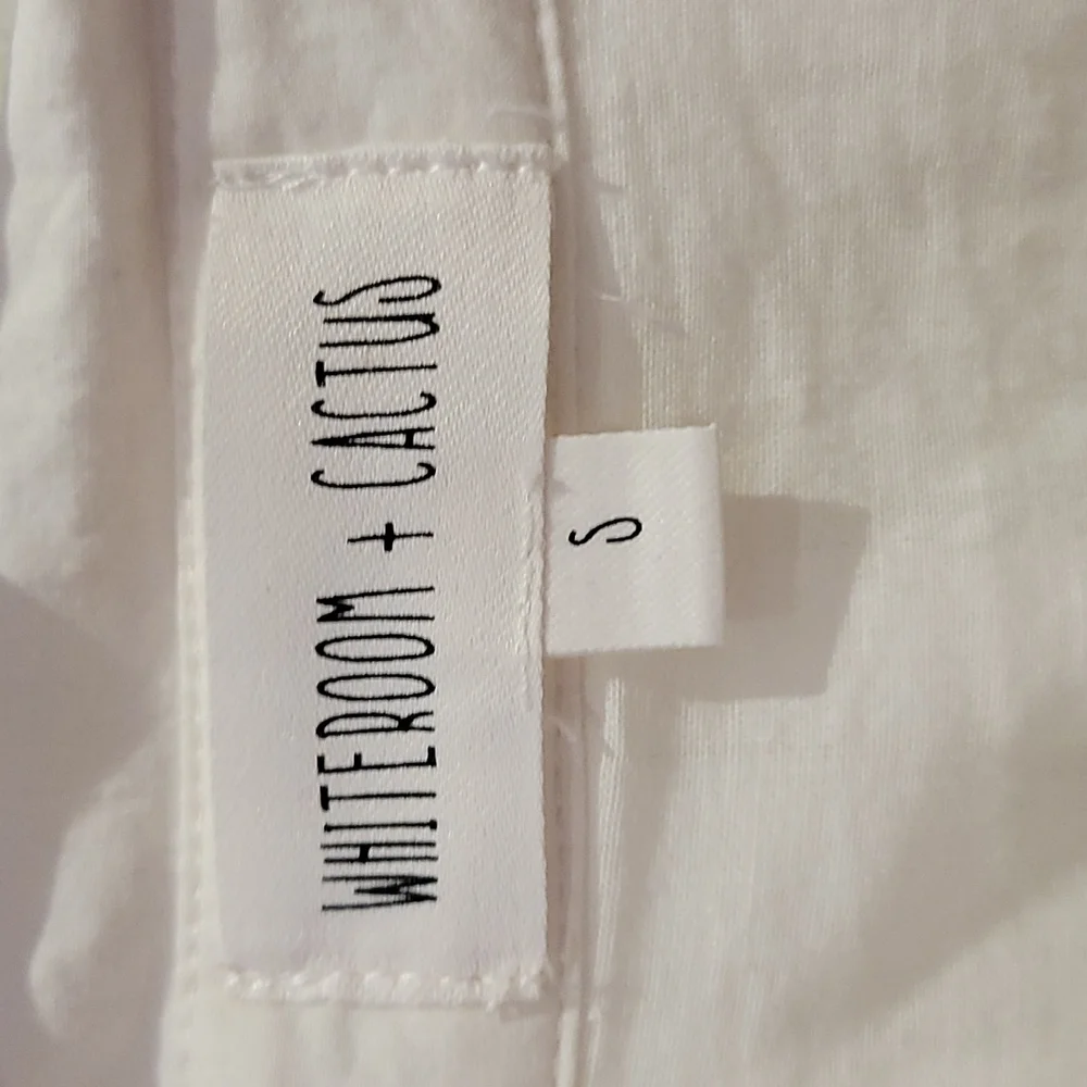 New Whiteroom + Cactus White Button down Blouse - Picture 4 of 10